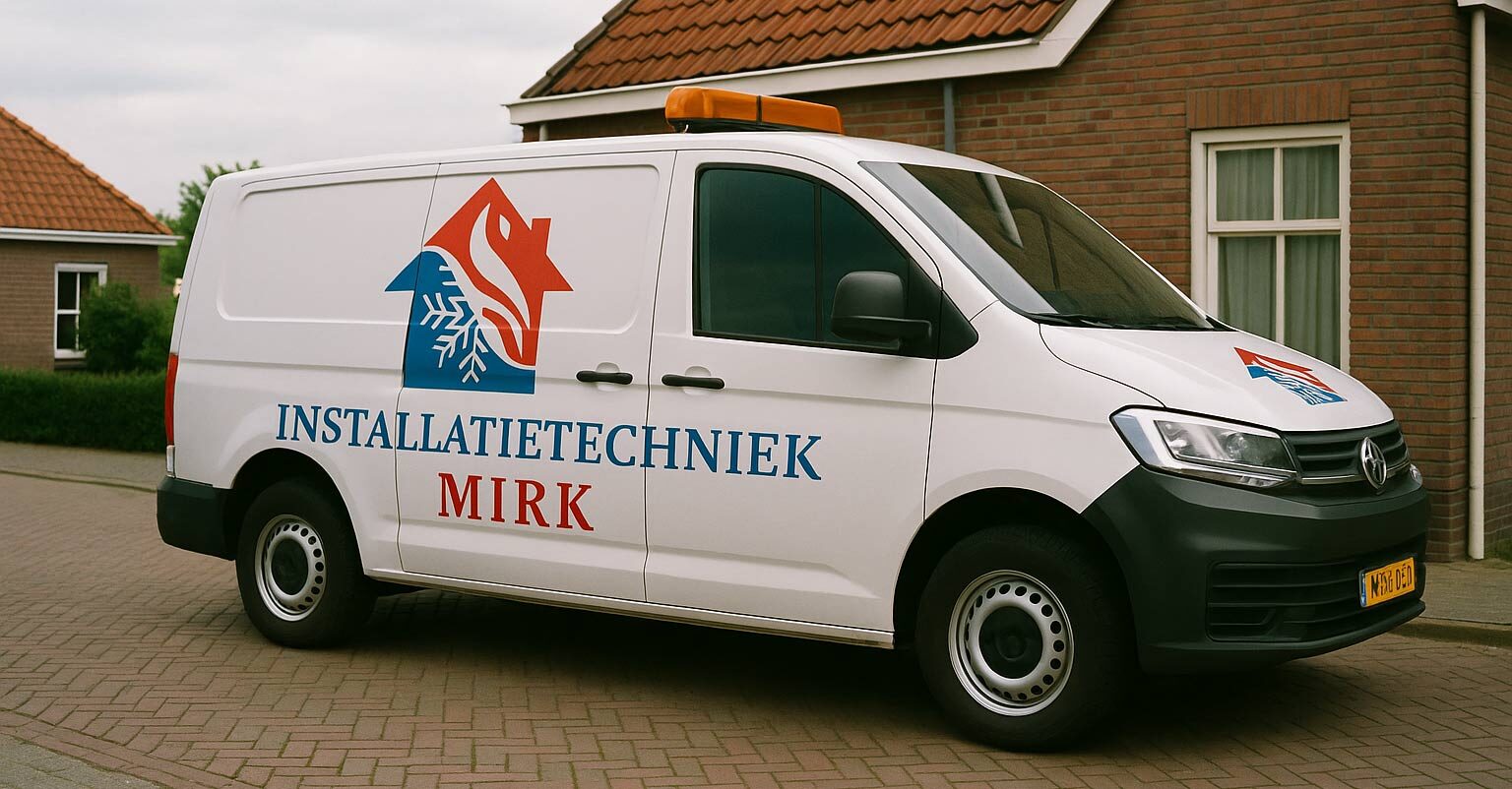Warmtepomp installatie met slimme thermostaat